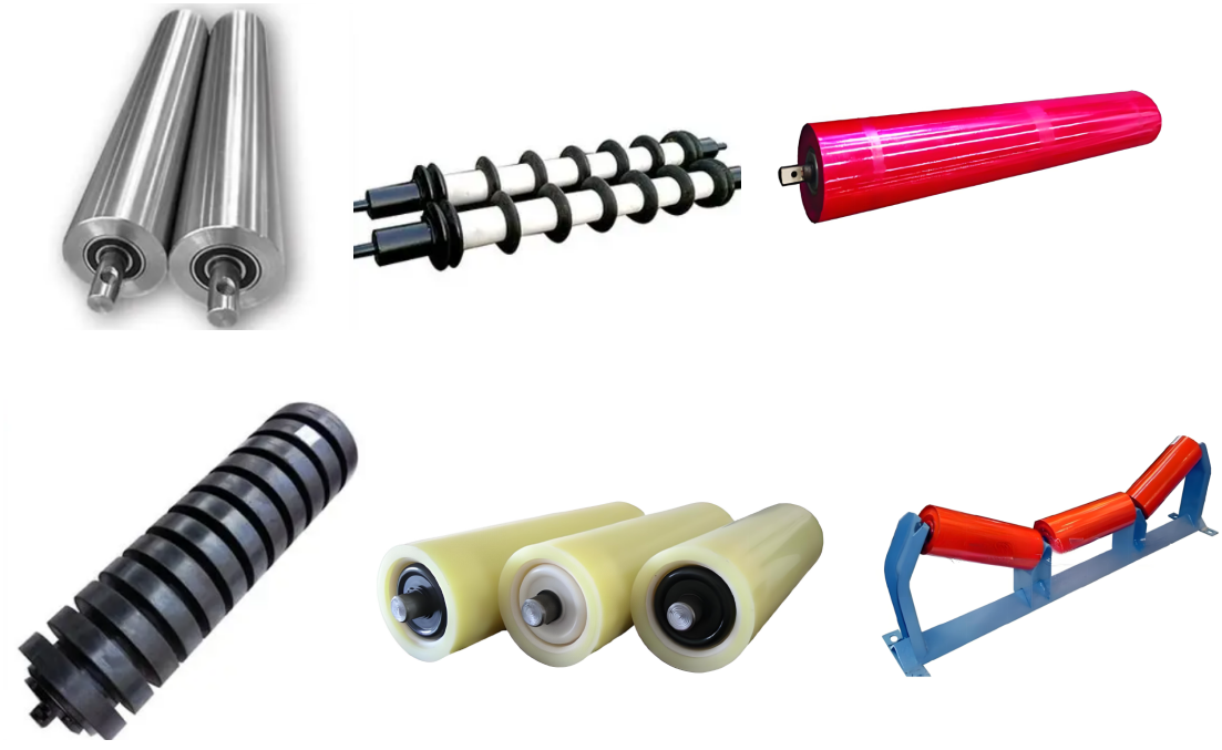 Industrial Silicone Roller Conveyor Spare Roller Polyurethane Coated Roller