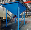 Hopper with wear-resistant lining for mine use ore hopper is highly wear-resistant