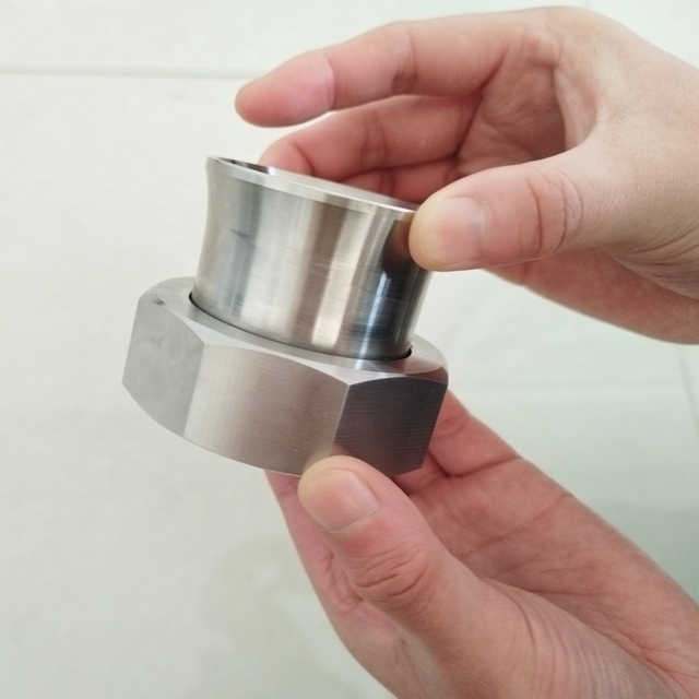 Customized stainless steel 316 snap nut pipe connection accessories