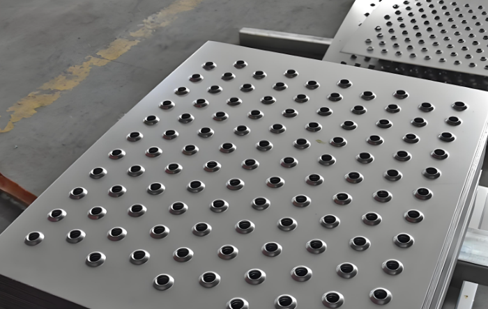 Galvanized Thick Steel Fisheye with Non-Slip Foot Pedal Special-Shaped Hole Mechanical Step Plate